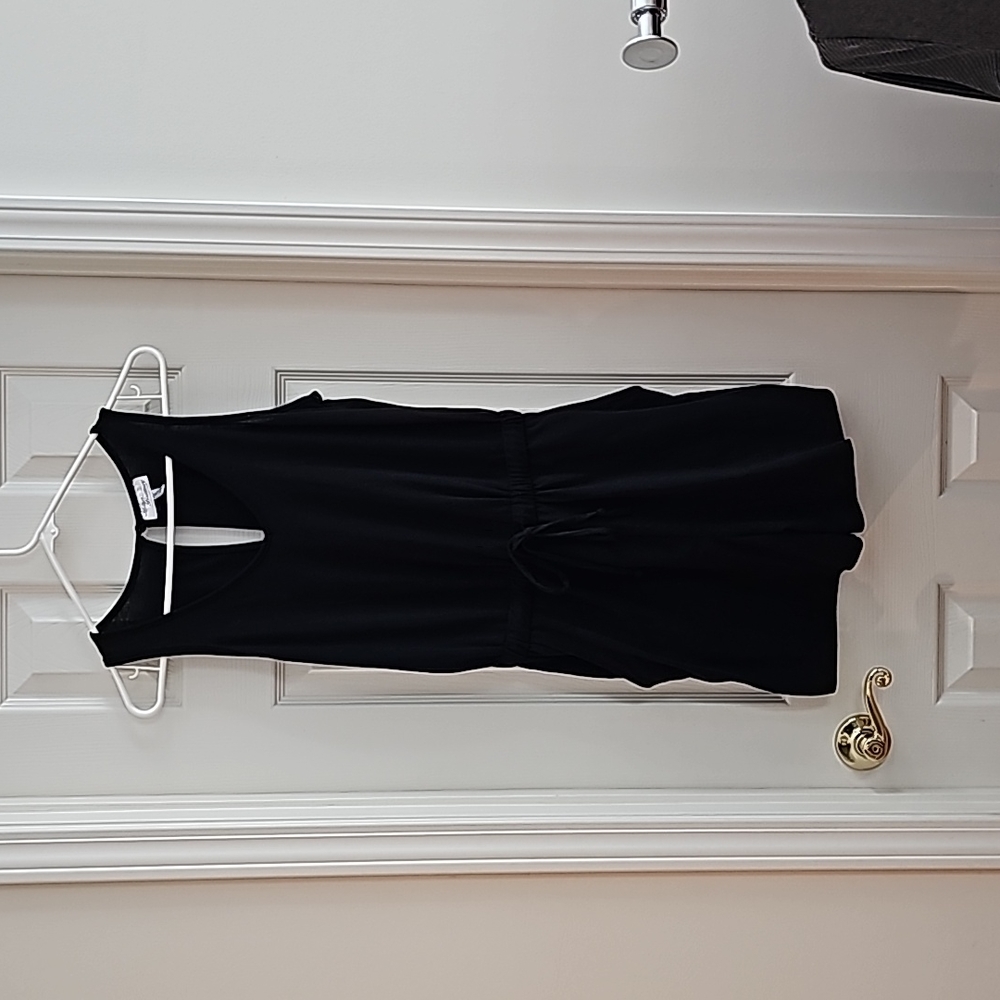 Black short romper